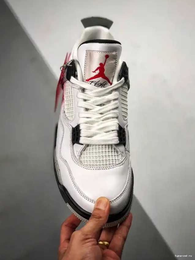 OG Air White (nike) Cement 4 Jordan 840606-192 0417